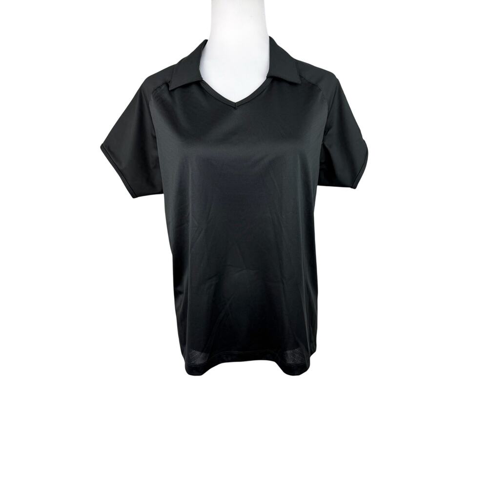 Nike Golf Dri-Fit Black Women's Polo Shirt Large
